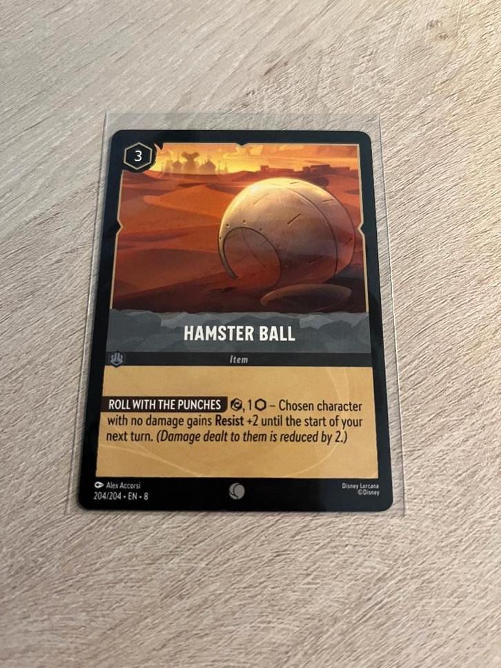 Hamster Ball 204/204 | Reign of Jafar | Lorcana, Hobby en Vrije tijd, Verzamelkaartspellen | Overige, Nieuw, Losse kaart, Ophalen of Verzenden
