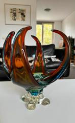 Mooie, grote, kleurrijke Murano schaal., Antiek en Kunst, Antiek | Glas en Kristal, Ophalen of Verzenden