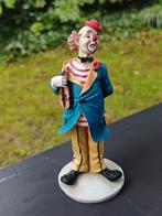 Clown met Viool Beeldje - Decoratie, Antiek en Kunst, Ophalen of Verzenden