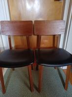 2 stoelen 1967 vintage retro, Ophalen, Bruin, Twee