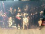 De nachtwacht rembrandt afdruk, Ophalen of Verzenden, Zo goed als nieuw, Schilderij, Minder dan 50 cm