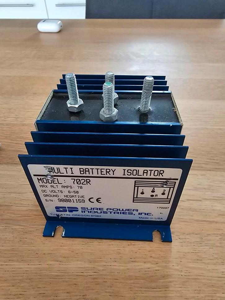 Accu Isolator - Scheidingrelais, Watersport en Boten, Accessoires en Onderhoud, Ophalen of Verzenden
