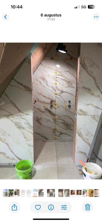 Marmer Prissmacer dorian gold tegels 120x120 beschikbaar voor biedingen