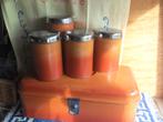 brocante broodtrommel/ brooddoos/ voorraadbussen, Antiek en Kunst, Antiek | Keukenbenodigdheden, Ophalen of Verzenden