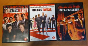 DVD Ocean's Eleven + Ocean's Twelve + Ocean's Thirteen beschikbaar voor biedingen