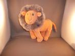 Hema leeuw oranje ribstof bruine manen en op staart 20 cm, Ophalen of Verzenden, Nieuw, Overige typen