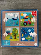 Lief! Puzzels - 4 stuks (4, 6, 9, 16 stukjes), Ophalen of Verzenden, 10 tot 50 stukjes, Gebruikt, 2 tot 4 jaar