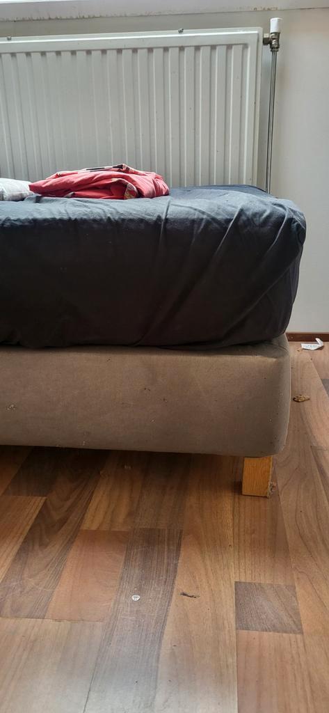 Ikea Eenpersoonsbed 90x200, Huis en Inrichting, Slaapkamer | Beddengoed, Gebruikt, Dekbedovertrek, Eenpersoons, Wit, Ophalen