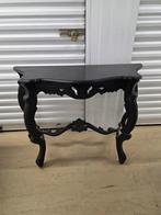 Barok sidetable dressoir zwart hout barok stijl, Ophalen of Verzenden