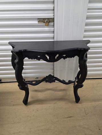 Barok sidetable dressoir zwart hout barok stijl beschikbaar voor biedingen