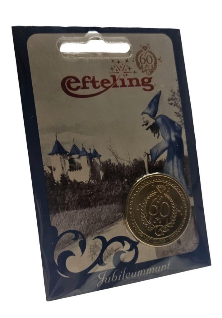 Efteling 60 jaar jubileum munt *Nieuw*, Verzamelen, Efteling, Nieuw, Ophalen of Verzenden