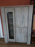 Mooie vitrine kast, Ophalen of Verzenden, Zo goed als nieuw, 25 tot 50 cm, 150 tot 200 cm