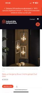 BelaLuz Industriele hanglamp oud grijs, Huis en Inrichting, Lampen | Hanglampen, Ophalen of Verzenden, Zo goed als nieuw, Metaal