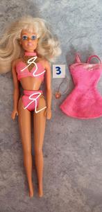 3 barbie roze kleding zwempak mattel 1966 jurkje ketting. Vi, Kinderen en Baby's, Gebruikt, Ophalen of Verzenden, Barbie