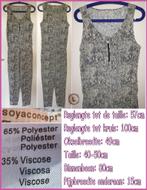 SOYA CONCEPT  jumpsuit beige-olijf maat L nieuw, Maat 38/40 (M), SOYA CONCEPT, Overige kleuren, Nieuw