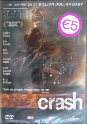 DVD Actie: Crash; met Sandra Bullock, Matt Dillon; gesealed. beschikbaar voor biedingen