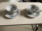 Theekopjes Zeh Scherzer Bavaria jaren 70, Ophalen of Verzenden, Zo goed als nieuw, Porselein, Kop en/of schotel