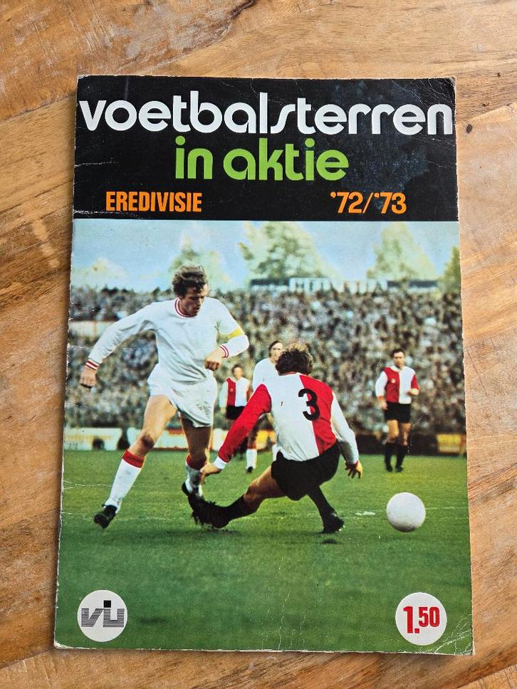 Voetbalalbum 1972/73 Vanderhout Voetbalsterren in Aktie, Verzamelen, Sportartikelen en Voetbal, Gebruikt, Boek of Tijdschrift