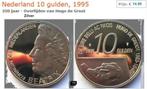 Nederland Beatrix ƒ 10.00 1995 Hugo de Groot / Zilver, Postzegels en Munten, Munten | Nederland, Zilver, Ophalen of Verzenden