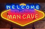 FIFTIES SIXTIES NEONVERLICHTING WELCOME to FABULOUS MANCAVE, Verzamelen, Automaten | Overige, Ophalen, Nieuw