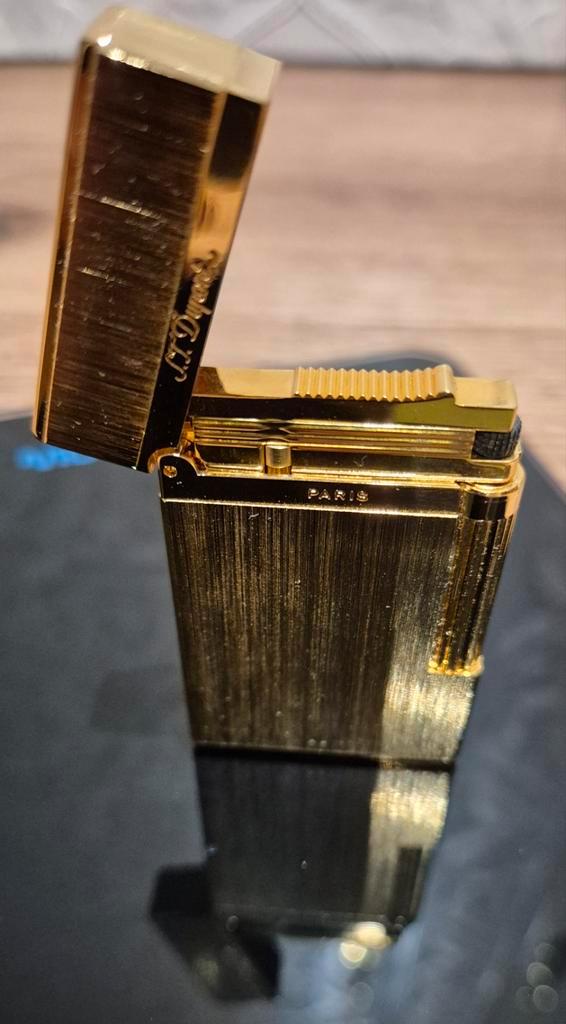 Luxe Gouden S.T. Dupont Aansteker, Verzamelen, Rookartikelen, Aanstekers en Luciferdoosjes, Aansteker, Ophalen of Verzenden