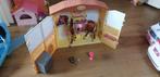 Barbie vintage paardenstal met paard, Ophalen of Verzenden