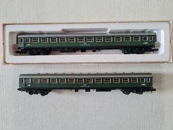 2 Nette Arnold N-spoor DB rijtuigen 0322 beschikbaar voor biedingen