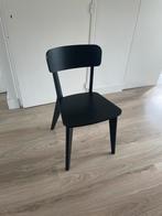 6 x ikea LISABO stoel hout, Huis en Inrichting, Stoelen, Ophalen, Zwart, Zo goed als nieuw, Eetkamerstoel