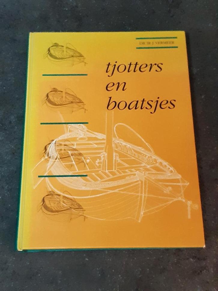 Tjotters en boatsjes platbodem schip/boot J. Vermeer zgan, Verzamelen, Scheepvaart, Zo goed als nieuw, Boek of Tijdschrift, Ophalen of Verzenden