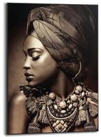 Canvas Afrikaanse vrouw, Ophalen, Zo goed als nieuw