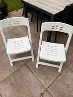 2 balkon stoelen, Tuin en Terras, Tuinstoelen, Ophalen of Verzenden, Zo goed als nieuw, Kunststof