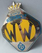 Grille badge WW (wegenwacht) van de ANWB, Verzamelen, Automerken, Motoren en Formule 1, Ophalen of Verzenden, Gebruikt, Auto's