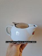 Theepot met zeef, Volkswagen bus, porselein 17x12x10cm, Huis en Inrichting, Keuken | Servies, Ophalen of Verzenden, Porselein