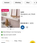 Ikea LACK Zwevende Boekenplank - Wit, Ophalen of Verzenden, Gebruikt