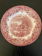 Antiek bord roze / rood Homeland van Grindley England, Antiek en Kunst, Ophalen of Verzenden