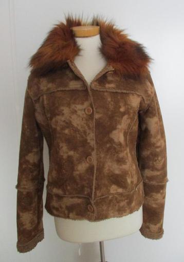 Yes or No imitatie suede jas, maat M beschikbaar voor biedingen
