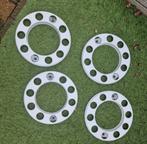 Wielringen wit gepoedercoat - set van 4, Auto diversen, Wieldoppen, Ophalen, Gebruikt