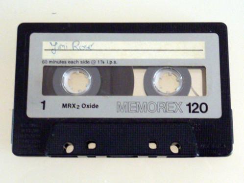 Memorex MRX2 Oxide cassettebandje cassette 120 minuten C120, Cd's en Dvd's, Cassettebandjes, Gebruikt, Origineel, 1 bandje, Verzenden