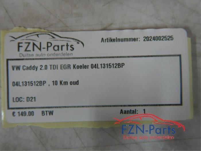 EGR koeler Volkswagen Caddy (22741186), Auto-onderdelen, Motor en Toebehoren, Gebruikt, Ophalen