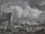 gravure Overstroming 1775, Heusden, Doverse sluis, vd Meer, Antiek en Kunst, Kunst | Etsen en Gravures, Verzenden