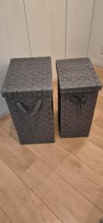2 grijze (was) manden, Ophalen of Verzenden, Gebruikt