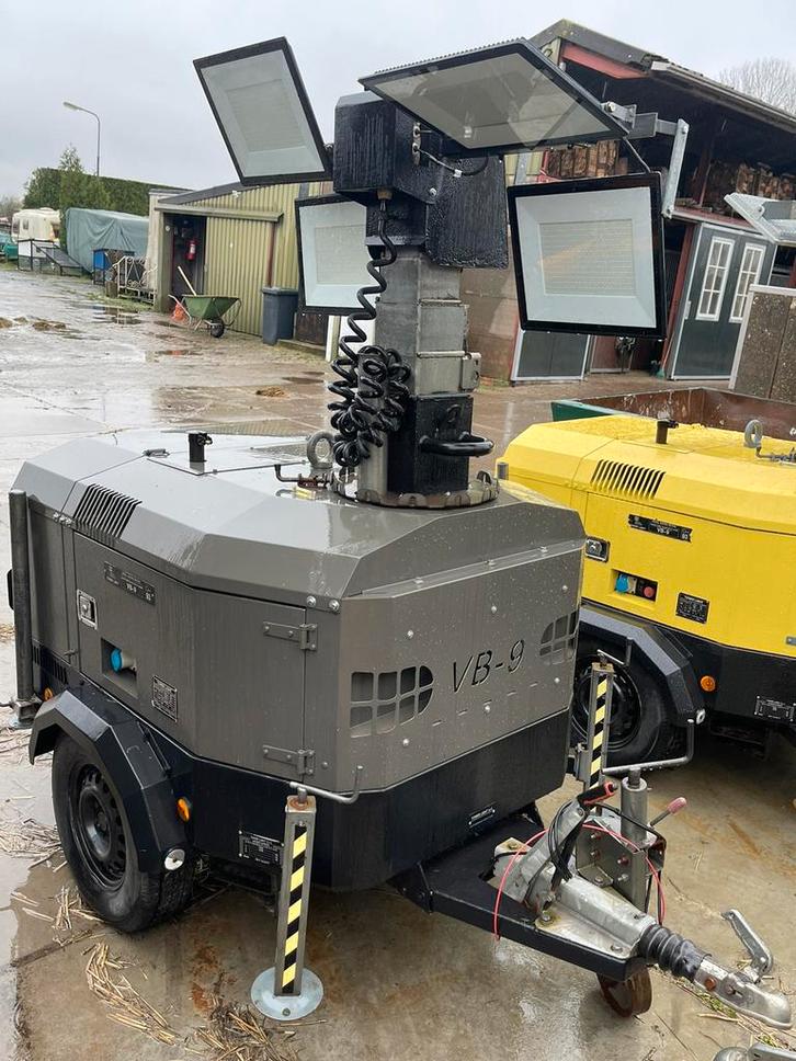 Te huur Mobiele Lichtmast. Bouw, festival, verlichting, Doe-het-zelf en Verbouw, Bouwverlichting, Overige typen, 500 watt of meer