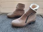 Via Vai beige taupe leren dames winterlaarsjes, maat 42., Kleding | Dames, Schoenen, Ophalen of Verzenden, Zo goed als nieuw, Beige