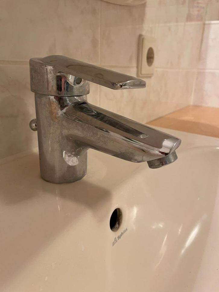 Grohe wastafelkraan, chroom, Doe-het-zelf en Verbouw, Sanitair, Gebruikt, Kraan, Chroom, Ophalen