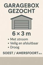 Garagebox gezocht – Soest / Amersfoort e.o. – met stroom, ve