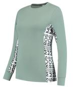 Mrs. Ros Lange Mouwen Trainingstop Groen - Lavendelvelden, Ophalen of Verzenden, Dames, Bovenkleding, Nieuw
