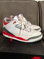 Jordan 3 OG Fire Red, Nike Jordan, Wit, Ophalen of Verzenden, Sneakers of Gympen