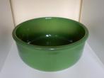 Groene bloempot sierpot 25,5 cm groen aardewerk, Rond, Binnen, Ophalen of Verzenden, Zo goed als nieuw
