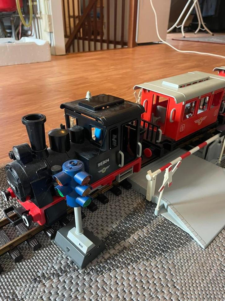 Vintage playmobil trein + bijpassende sets., Kinderen en Baby's, Speelgoed | Playmobil, Gebruikt, Ophalen