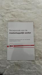 Beroepscode voor de maatschappelijk werker, Ophalen of Verzenden, Nieuw, HBO